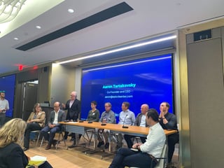 Aaron tartakovsky seated with other panelists during EPA onsite water reuse summit in Washington DC